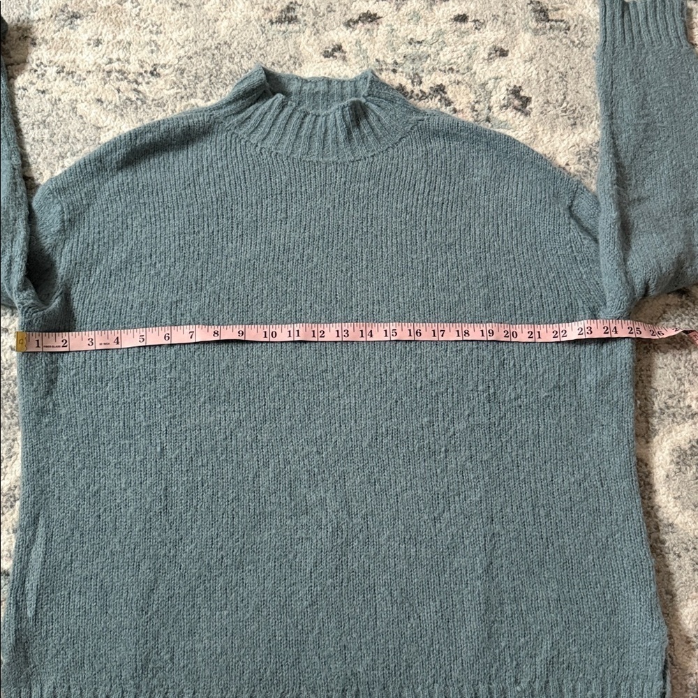 Jenni Kayne Mock Neck Alpaca and Wool Blend Sweater - Picture 7 of 11